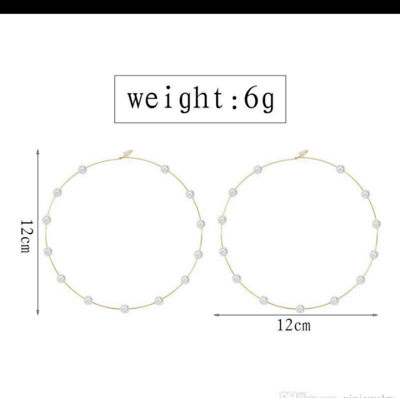 New Pearl/Gold Earrings - Picture 2 of 6